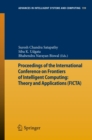 Proceedings of the International Conference on Frontiers of Intelligent Computing: Theory and Applications (FICTA) - eBook