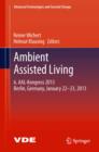 Ambient Assisted Living : 6. AAL-Kongress 2013 Berlin, Germany, January 22. - 23. , 2013 - eBook