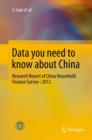 Data you need to know about China : Research Report of China Household Finance Survey•2012 - Book
