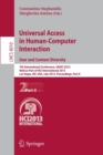 Universal Access in Human-Computer Interaction: User and Context Diversity : 7th International Conference, UAHCI 2013, Held as Part of HCI International 2013, Las Vegas, NV, USA, July 21-26, 2013, Pro - Book