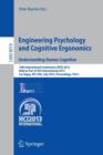 Engineering Psychology and Cognitive Ergonomics. Understanding Human Cognition : 10th International Conference, EPCE 2013, Held as Part of HCI International 2013, Las Vegas, NV, USA, July 21-26, 2013, - Book