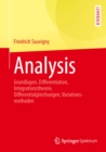 Analysis : Grundlagen, Differentiation, Integrationstheorie, Differentialgleichungen, Variationsmethoden - eBook