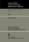 Notes on Economic Time Series Analysis: System Theoretic Perspectives - eBook