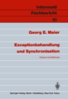 Exceptionbehandlung und Synchronisation : Entwurf und Methode - eBook