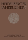 Heidelberger Jahrbucher X - eBook