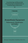 Anaesthesia Equipment : Performance, Classification and Safety - eBook