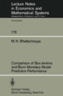 Comparison of Box-Jenkins and Bonn Monetary Model Predition Performance - eBook