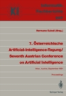 7. Osterreichische Artificial-Intelligence-Tagung / Seventh Austrian Conference on Artificial Intelligence : Wien, Austria, 24.-27. September 1991 Proceedings - eBook