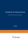 Handbuch der Mineralchemie : Band IV Erste Halfte: Schwefel-Verbindungen - eBook