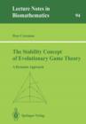 The Stability Concept of Evolutionary Game Theory : A Dynamic Approach - eBook