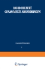 Gesammelte Abhandlungen : Erster Band Zahlentheorie - eBook