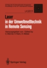 Laser in der Umweltmetechnik / Laser in Remote Sensing : Vortrage des 10. Internationalen Kongresses / Proceedings of the 10th International Congress - eBook