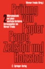 Prufung von Papier, Pappe, Zellstoff und Holzstoff : Band 2: Mikroskopische und photometrische Verfahren - eBook
