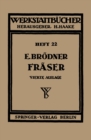 Die Fraser : Ihre Konstruktion und Herstellung - eBook