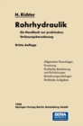 Rohrhydraulik : Ein Handbuch zur praktischen Stromungsberechnung - eBook