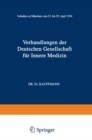 60. Kongre : Gehalten zu Munchen vom 25. bis 29. April 1954 - eBook