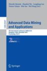 Advanced Data Mining and Applications : 9th International Conference, ADMA 2013, Hangzhou, China, December 14-16, 2013, Proceedings, Part II - Book