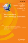 Service Science and Knowledge Innovation : 15th IFIP WG 8.1 International Conference on Informatics and Semiotics in Organisations, ICISO 2014, Shanghai, China, May 23-24, 2014, Proceedings - eBook