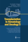 Transplantation in Hematology and Oncology II - eBook