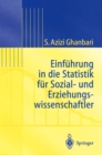 Einfuhrung in Die Statistik fur Sozial- Und Erziehungs-wissenschaftler - eBook
