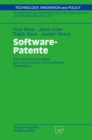 Software-Patente : Eine empirische Analyse aus okonomischer und juristischer Perspektive - eBook