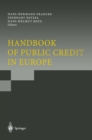 Handbook of Public Credit in Europe - eBook