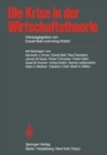 Die Krise in der Wirtschaftstheorie - eBook