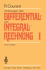 Vorlesungen uber Differential- und Integralrechnung : Erster Band: Funktionen einer Veranderlichen - eBook