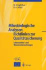 Mikrobiologische Analysenglish : Richtlinienglish Zur Qualitatssicherung - Book