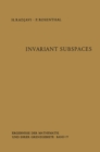 Invariant Subspaces - eBook