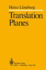 Translation Planes - Book