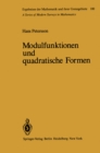 Modulfunktionen und quadratische Formen - eBook