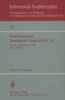 First European Simulation Congress ESC 83 : Aachen, September, 12-16, 1983 Proceedings - eBook