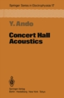 Concert Hall Acoustics - eBook
