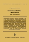Interferenzschichten-Mikroskopie - eBook