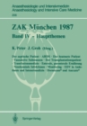 ZAK Munchen 1987 : Band IV - Hauptthemen - eBook