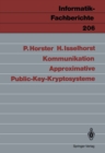 Approximative Public-Key-Kryptosysteme - eBook