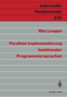 Parallele Implementierung funktionaler Programmiersprachen - eBook