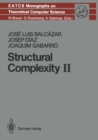 Structural Complexity II - eBook