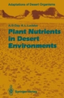 Plant Nutrients in Desert Environments - eBook