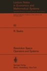 Resolution Space, Operators and Systems - eBook
