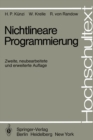 Nichtlineare Programmierung - eBook