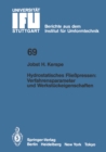 Hydrostatisches Fliepressen: Verfahrensparameter und Werkstuckeigenschaften - eBook