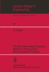 The Boundary Integral Equatio Method in Axisymmetric Stress Analysis Problems - eBook