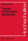 Theorie nichtlinearer Netzwerke - eBook