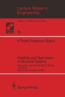 Reliability and Optimization of Structural Systems : Proceedings of the First IFIP WG 7.5 Working Conference Aalborg, Denmark, May 6-8, 1987 - eBook