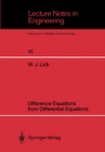 Difference Equations from Differential Equations - eBook
