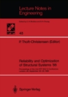 Reliability and Optimization of Structural Systems '88 : Proceedings of the 2nd IFIP WG7.5 Conference London, UK, September 26-28, 1988 - eBook