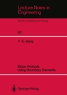Slope Analysis Using Boundary Elements - eBook