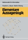 Elementare Aussagenlogik - eBook